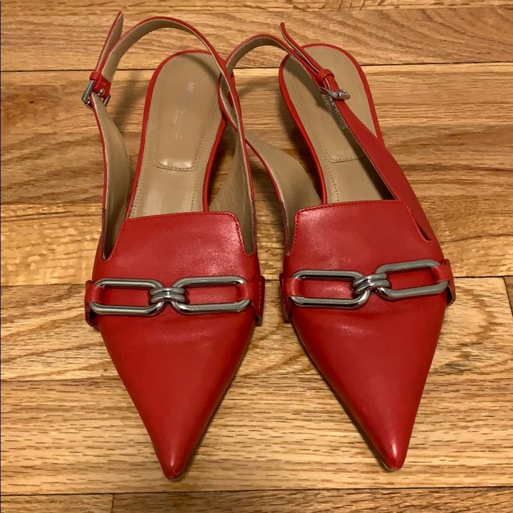 Michael Kors Collection red sling backs!